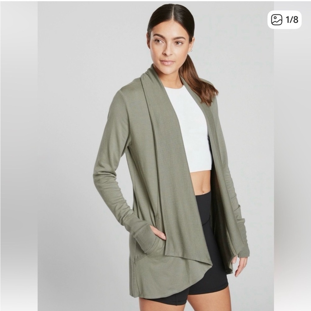 Athleta Sage Green Women's Open Cardigan